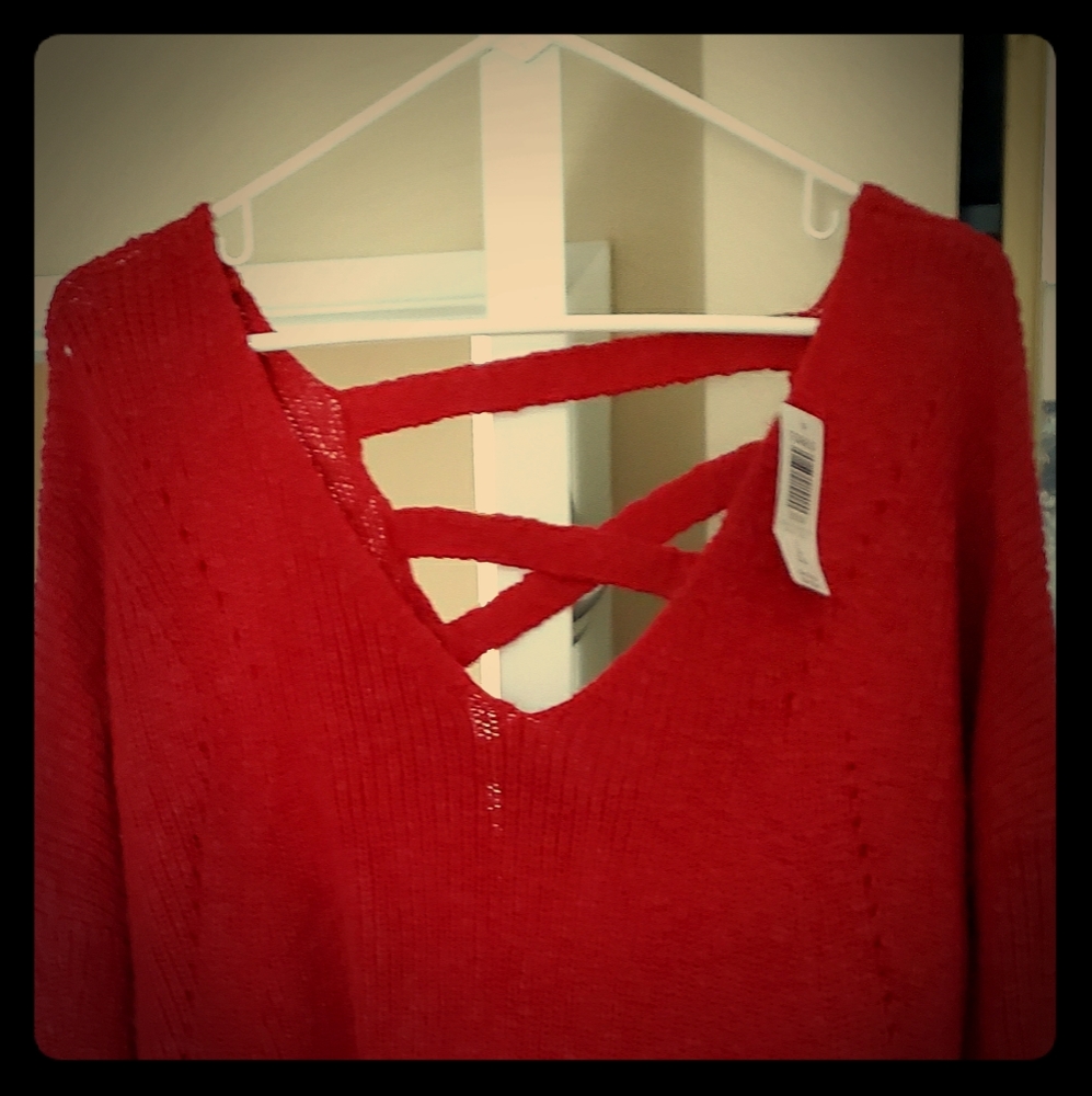 Red sweater